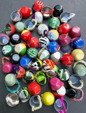 50 Tiny 1cm Tin Cups Made in