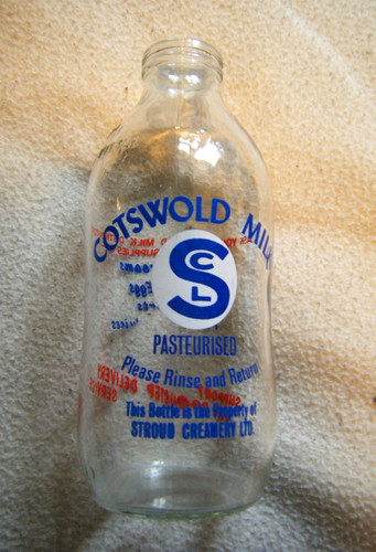 Milk bottle pint glass - bottle, 1