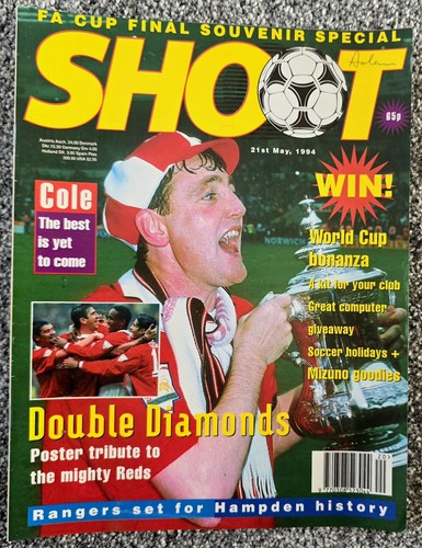 Vintage shoot football - shoot,
