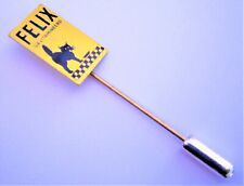 H193a*) Vintage enamel Felix Cat Kitten Lovers tie lapel pin collectable badge