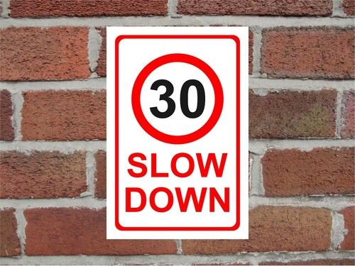 Mph slow down - down, speed