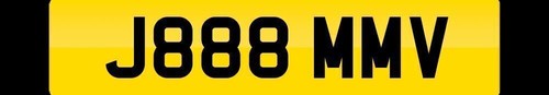 Number plate registration - number,