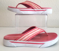 Clarks Women's Pink Canvas Shoes Size 9M/39