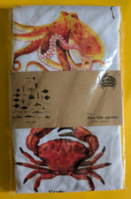 SEA LIFE APRON - MARE VITAE  - GIFT REPUBLIC 100% COTTON  - 90 x 64cm *NEW*