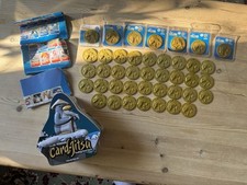 Huge Club Penguin Collectors Coins, Collectors Tin And Card Jitsu Posters