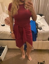 Lipsy Burgundy Dress Size 12