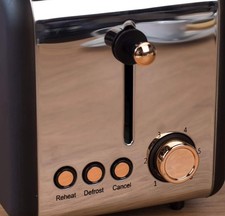 Salter® EK2652RG 2-Slice Toaster | 850W | Rose Gold Edition