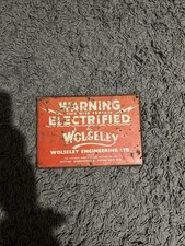 Wosley Metal Sign Vintage Retro Man Cave