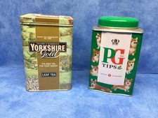 COLLECTABLE TEA TINS YORKSHIRE