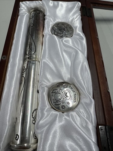 Baby keepsake box with silver - baby,