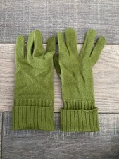 UNIQLO Green 100% Cashmere Gloves One Size