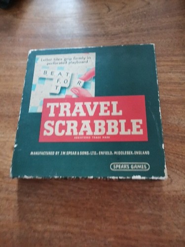 Scrabble vintage travel - scrabble,