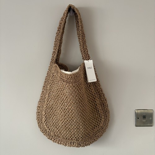 Natural beige hand crochet - beige,