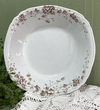 JHW Sons Brown Transferware
