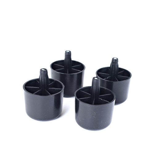 Medium 40mm black plastic - 40mm,