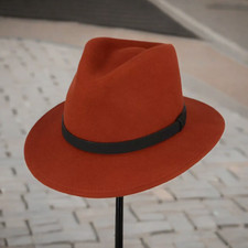 Fedora Felt Wool Hat Crushable