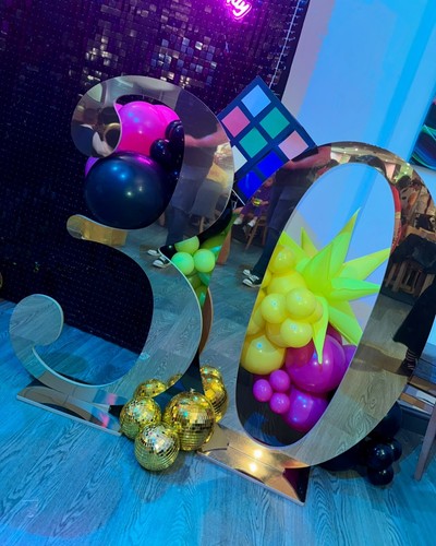 Gold 30th birthday - 30th, decorations