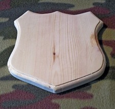 Plain Wood Wooden Shield shape craft Sign/Plaque any size possible