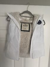 Hollister Ladies Hooded Gilet / Body Warmer Size Medium, Pockets