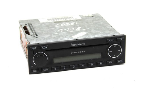Car radio genuine skodaauto - cd,