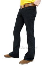 Mens black bootcut - , cords