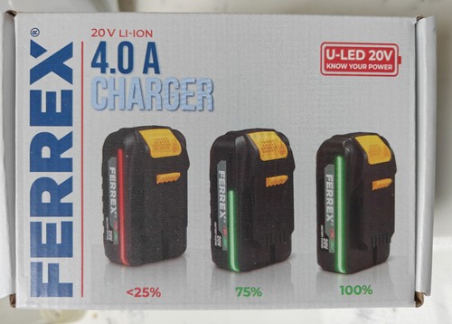 Ferrex 20v ion 0a - ferrex, battery