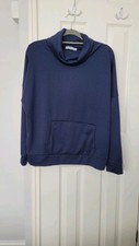 KASARA Tunic Top jumper Sz L Large (18)  Navy Blue!