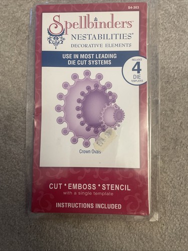 Spellbinders oval die - die, set