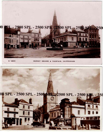 Chippenham postcard wiltshire - postcard,