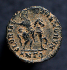 Rare XF Honorius Follis Horse