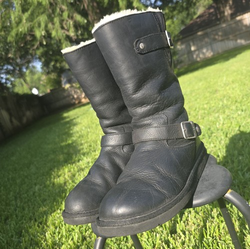 Ugg kensington black leather - ugg,