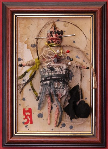Ooak folk art - poppet, voodoo