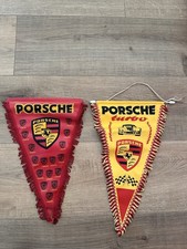 Vintage Porsche Flag Pennant