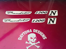 BANDIT 1200 N CUSTOM DESIGN FAIRING SEAT DECALS STICKERS GRAPHICS