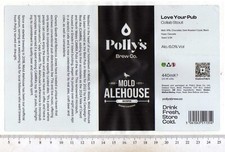 UK Beer Label - Polly's Brewery - Flintshire - Love Your Pub