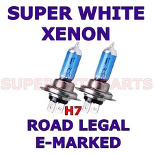 BMW MINI ONE 2007-0N  SET H7  XENON SUPER WHITE LIGHT BULBS