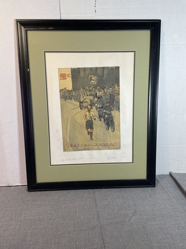 Vintage art print postal - art, u.s