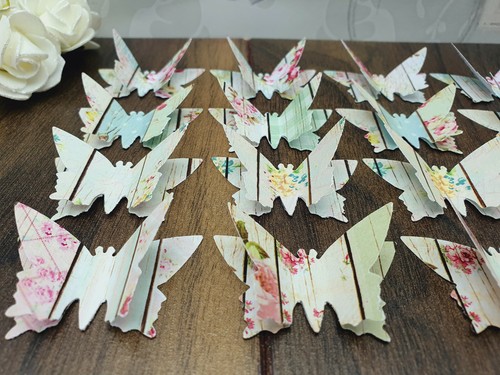 Paper butterflies 2 - 3d, 2"
