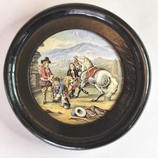 Pratt Ware Pot Lid  'Preparing