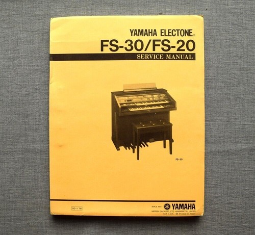 Yamaha 20 service - yamaha, fs-30