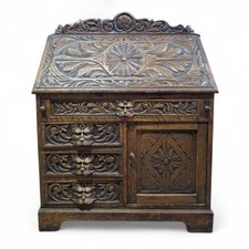 Antique Victorian Oak Writing