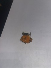 Vintage Diver & Fish Enamel