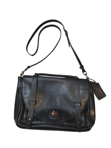Coach bleecker black leather - black,