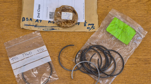 Joblot piston rings bsa - of,