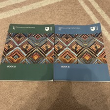 Open University MU123 Discovering Mathematics Textbooks 2 and 4 (B and D) OU 