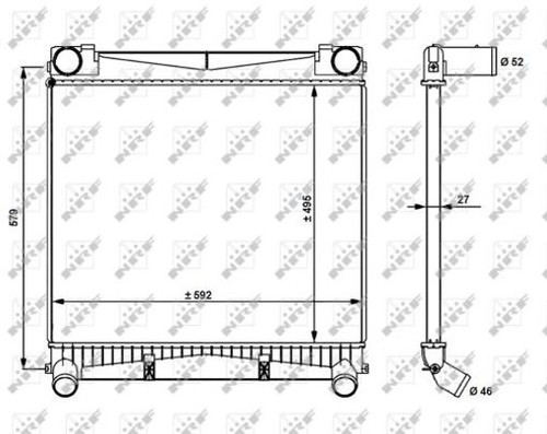 For nrf 30911 intercooler - nrf, /