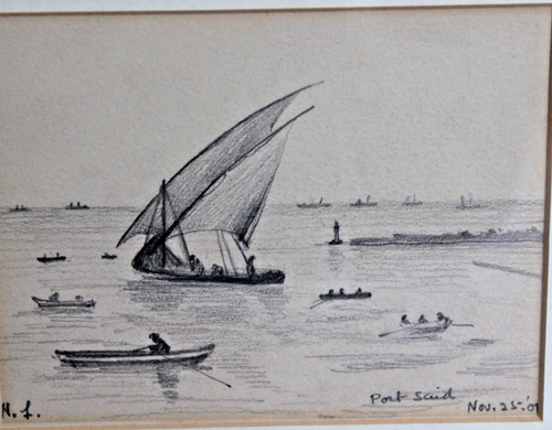 Port said antique pencil - said,