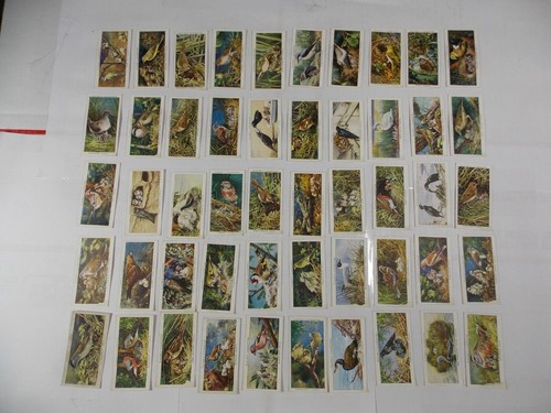 Players cigarette cards birds - players,