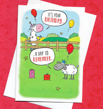 Birthday card joke - card, male