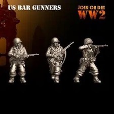 28mm WW2 US Bar Gunners -